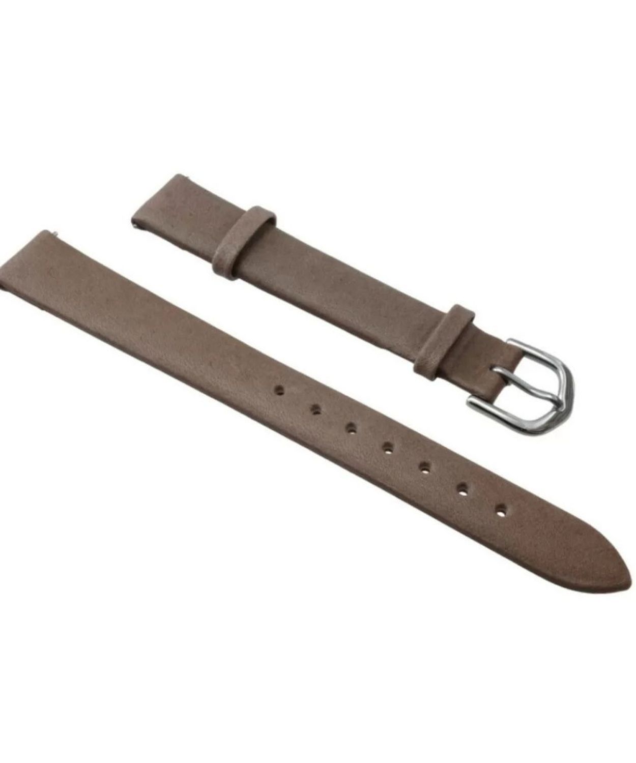 Skórzany pasek do zegarka Bisset 14mm – brudny brąz, klasyczne zapięcie, precyzyjne wykonanie.jpg